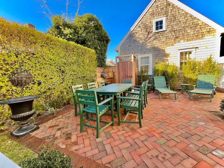 Nantucket Luxury House Rental Backyard Patio Nantucket Luxury House Rental Backyard Patio